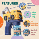 Klevly - Construction Bubble Gun (Includes 2 Guns And 4 Bubble Solutions) Image 5