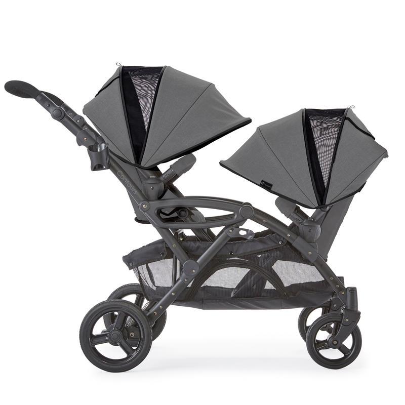 Contours Options Elite V2 Double Stroller - Charcoal