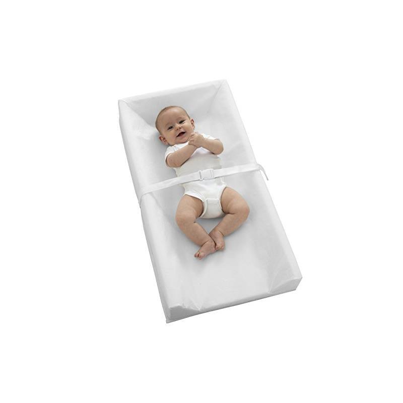 Kolcraft - Sealy Soybean Comfort 3-Sided Contour Diaper Changing Pad, White Image 2