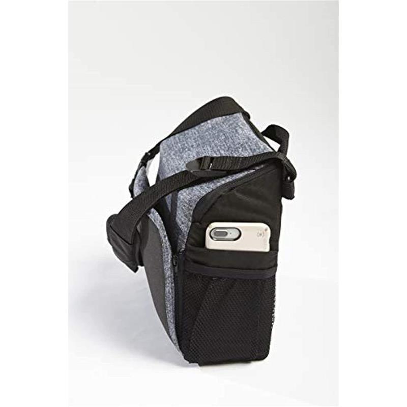 Kolcraft - Travel Duo 2-in-1 Portable Booster Seat and Diaper Bag, Space Grey Image 3