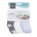 Kushies - 6 Pack newborn socks, Blue Image 2
