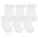 Kushies - 6 Pack newborn socks, White Image 1