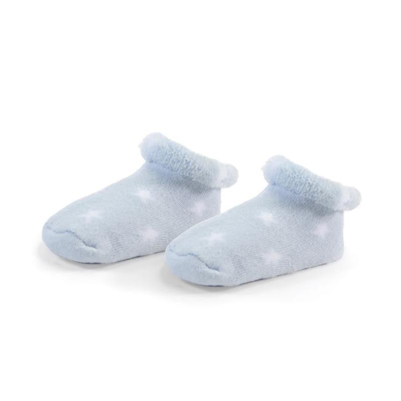 Kushies Baby - 2Pk Boy Socks Ice Solid/Stars Terry, 0/3M Image 2