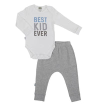Kushies Bodysuit & Pant Set Best baby ever Image 1