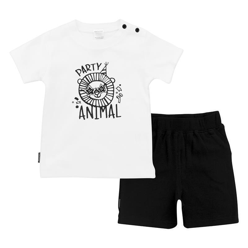 Kushies Boys T-Shirt & Short set Black/White  Image 1