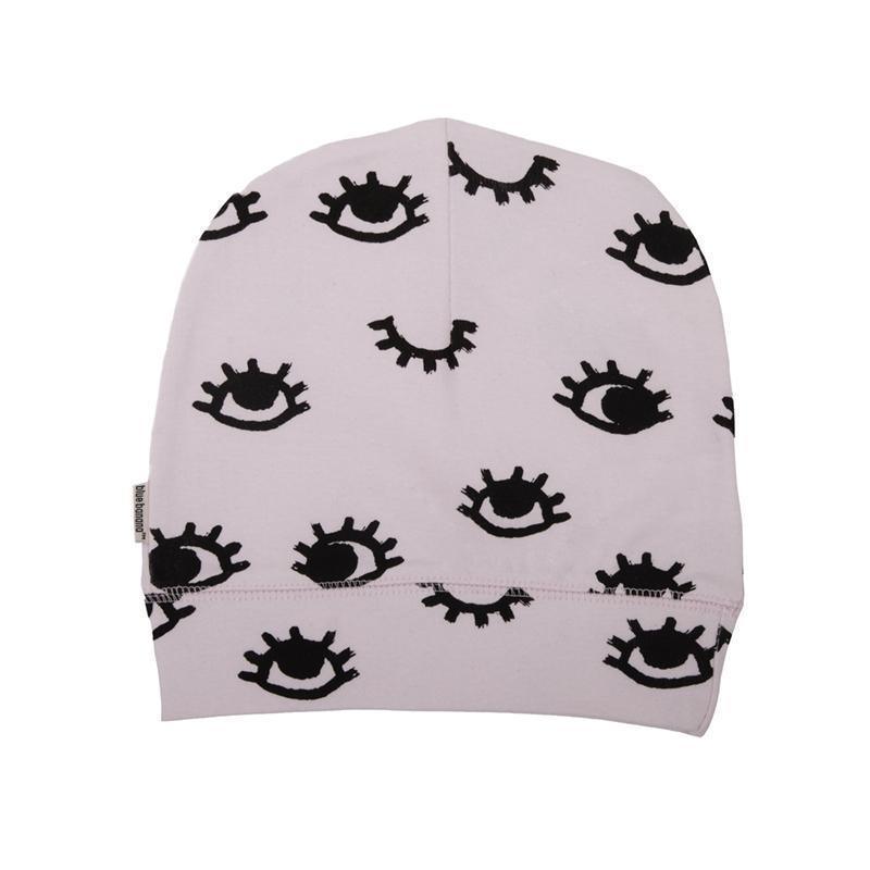 Kushies Mini Beanie Hat Pink Eyelash Image 1