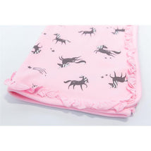 Kushies Pink Unicorn Baby Blanket Image 2