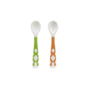 Kushies Silibend Bendable Spoon 2-Pack (Lime/Orange) Image 2