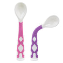Kushies Silibend Bendable Spoon 2-Pack (Pink/ Mauve) Image 1