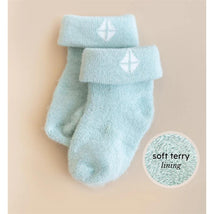 Kyte Baby 3Pk Baby Socks In Neutral, Cloud/Oat/Sage Image 2