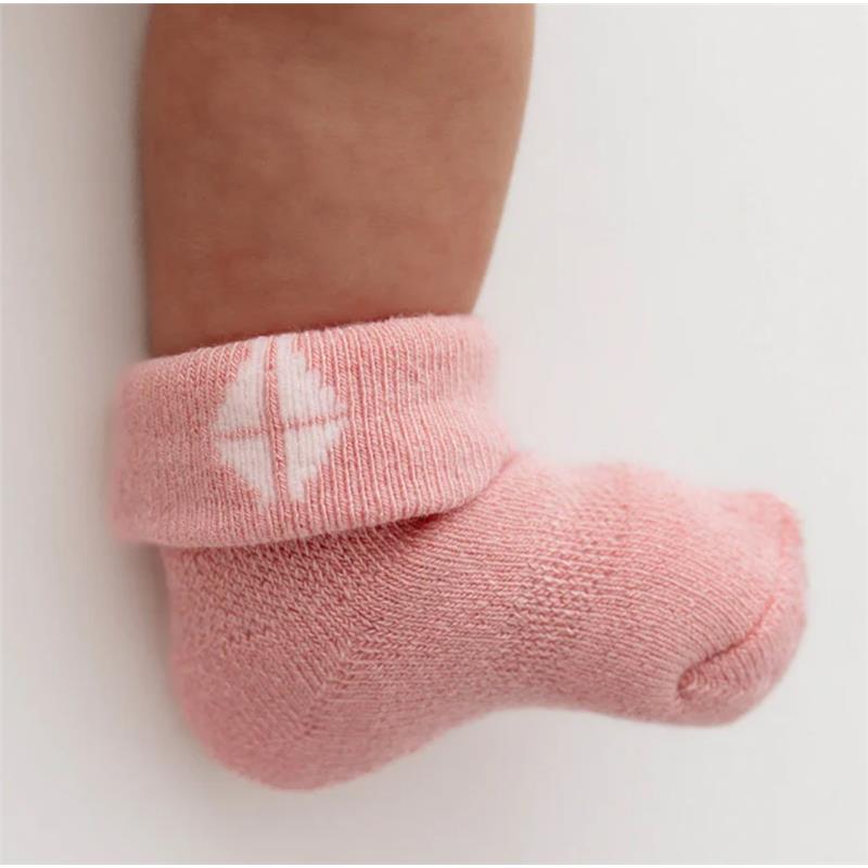 Kyte Baby 3Pk Socks In Pastel, Cloud/Sakura/Crepe Image 3