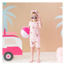 Kyte Baby - Baby Girl Short Sleeve Pajamas In Barbie™ Beach Image 3