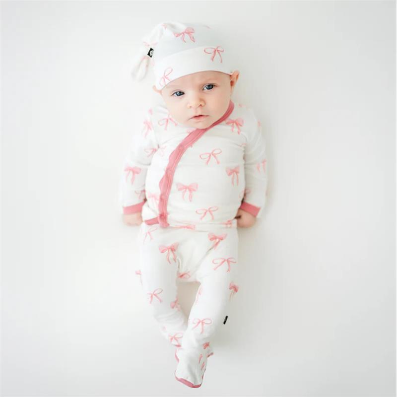Kyte Baby - Baby Girl Take Me Home Set With Cap In Bow Image 3