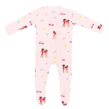 Kyte Baby - Baby Girl Zippered Footie In Barbie™ Beach Image 1