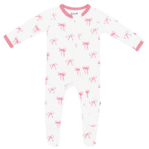 Kyte Baby - Baby Girl Zippered Footie In Bow Image 2