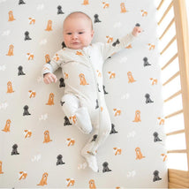 Kyte Baby - Baby Neutral Zippered Footie In Fluffy Dog Image 1