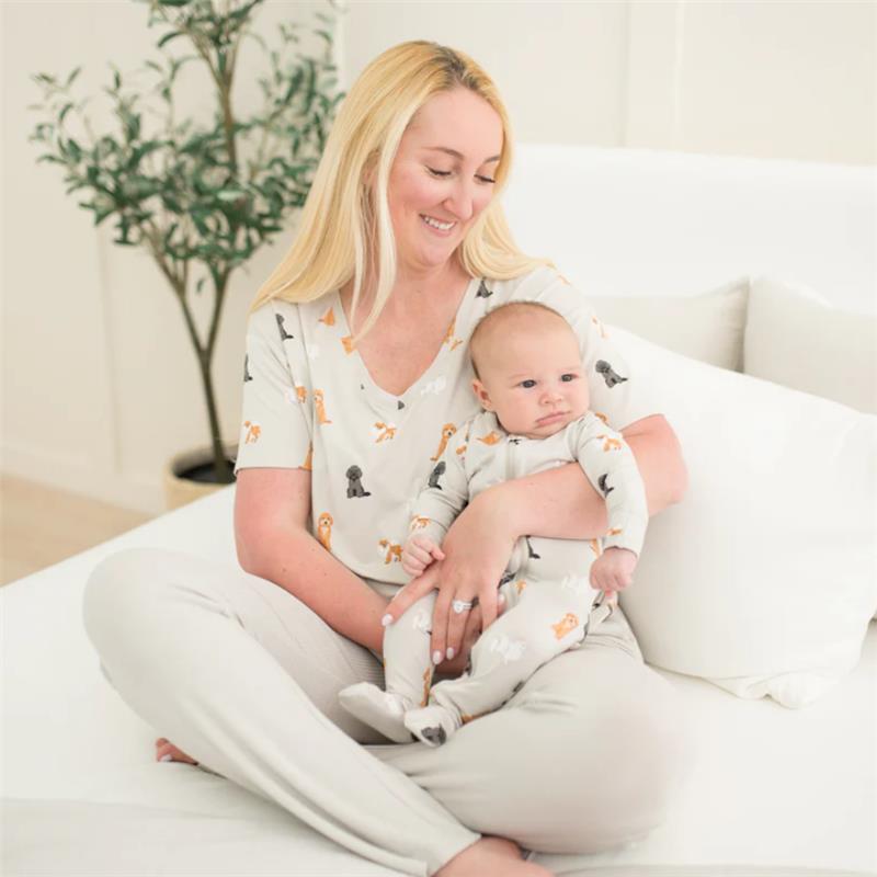 Kyte Baby - Baby Neutral Zippered Footie In Fluffy Dog Image 3