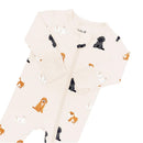 Kyte Baby - Baby Neutral Zippered Footie In Fluffy Dog Image 4