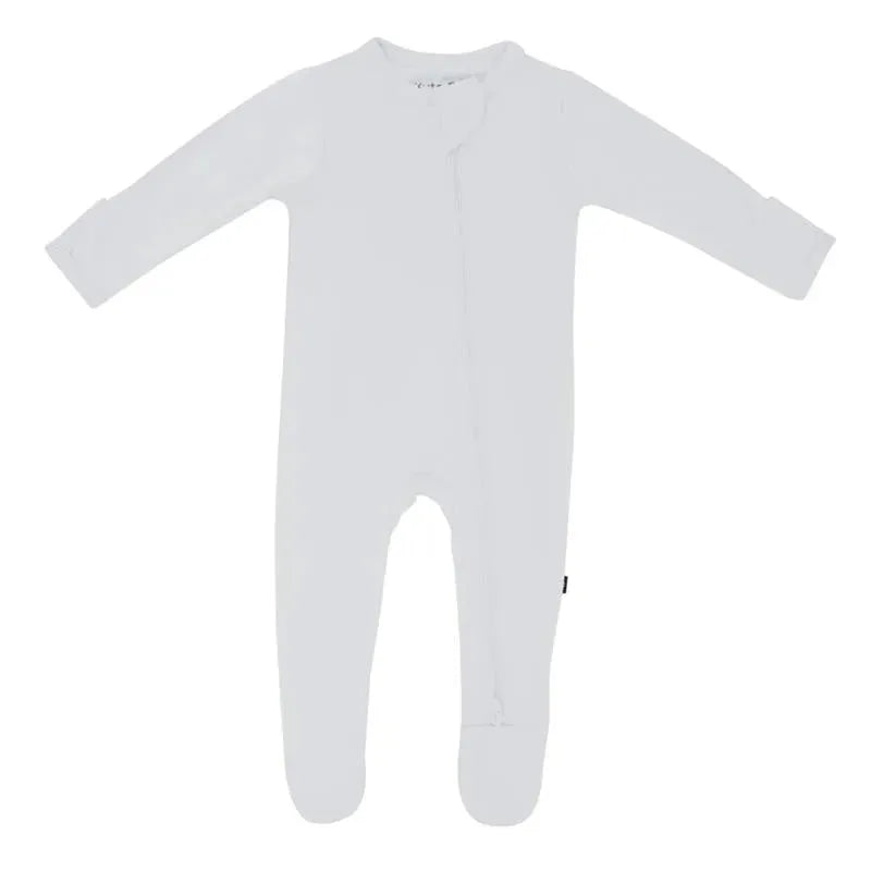 Kyte Baby - Baby Neutral Zippered Footie In Storm Image 2