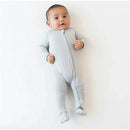 Kyte Baby - Baby Neutral Zippered Footie In Storm Image 3