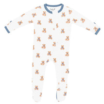 Kyte Baby - Baby Neutral Zippered Footie In Teddy Bear Image 2