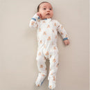 Kyte Baby - Baby Neutral Zippered Footie In Teddy Bear Image 3