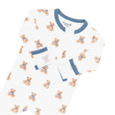 Kyte Baby - Baby Neutral Zippered Footie In Teddy Bear Image 4