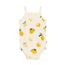 Kyte Baby - Baby Spaghetti Strap Body Leotard Lemon Image 1