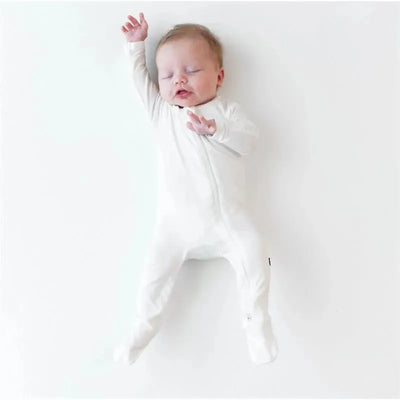 Kyte Baby - Baby Zippered Footie In Cloud Image 1
