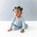 Kyte Baby - Baby Zippered Footie In Fog Image 3