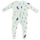 Kyte Baby - Bamboo Zippered Footie In Superman Image 1