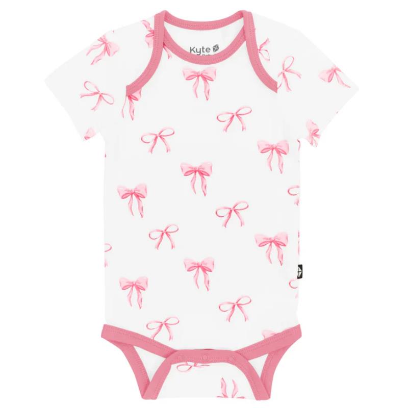 Kyte Baby Bodysuit In Bow Image 2
