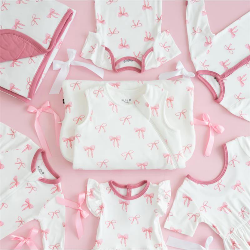 Kyte Baby Bodysuit In Bow Image 4