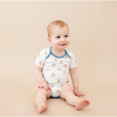 Kyte Baby Bodysuit In Teddy Bear  Image 1