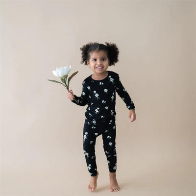 Kyte Baby - Kids Long Sleeve Pajamas In Midnight Icon Image 1