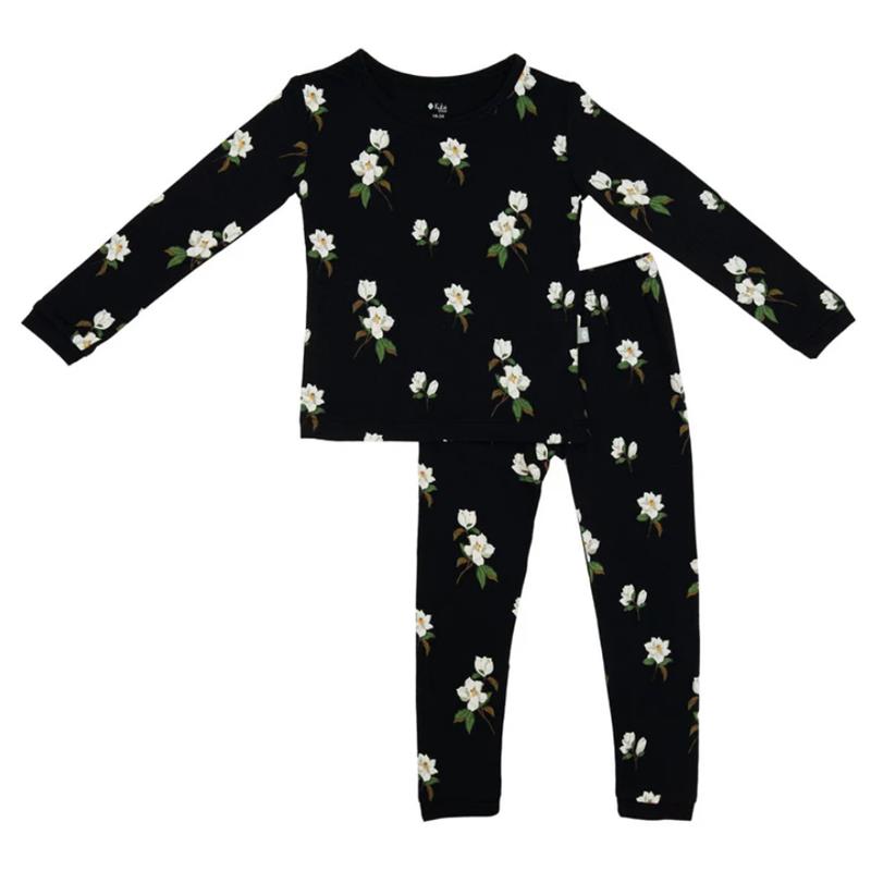 Kyte Baby - Kids Long Sleeve Pajamas In Midnight Icon Image 2