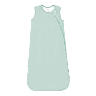 Original Bamboo Sleep Bag 1.0 Tog in small size, sage color, designed for infants, featuring sleeveless design and zipper closure.