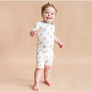 Kyte Baby Short Sleeve Pajamas In Teddy Bear Image 1