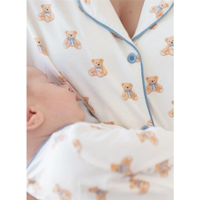 Kyte Baby Women’s Short Sleeve Pajama Set In Teddy Bear, XXL