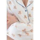 Kyte Baby Women’s Short Sleeve Pajama Set In Teddy Bear Image 2
