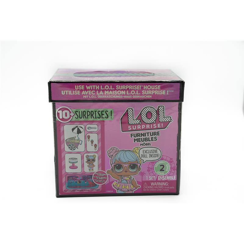 L.O.L Surprised Furniture Doll House Box,Ice Cream Truck & Bon Bon Image 1