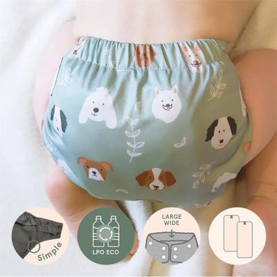 La Petite Ourse - Baby Wide Elastic Pocket Diaper Dog Image 1