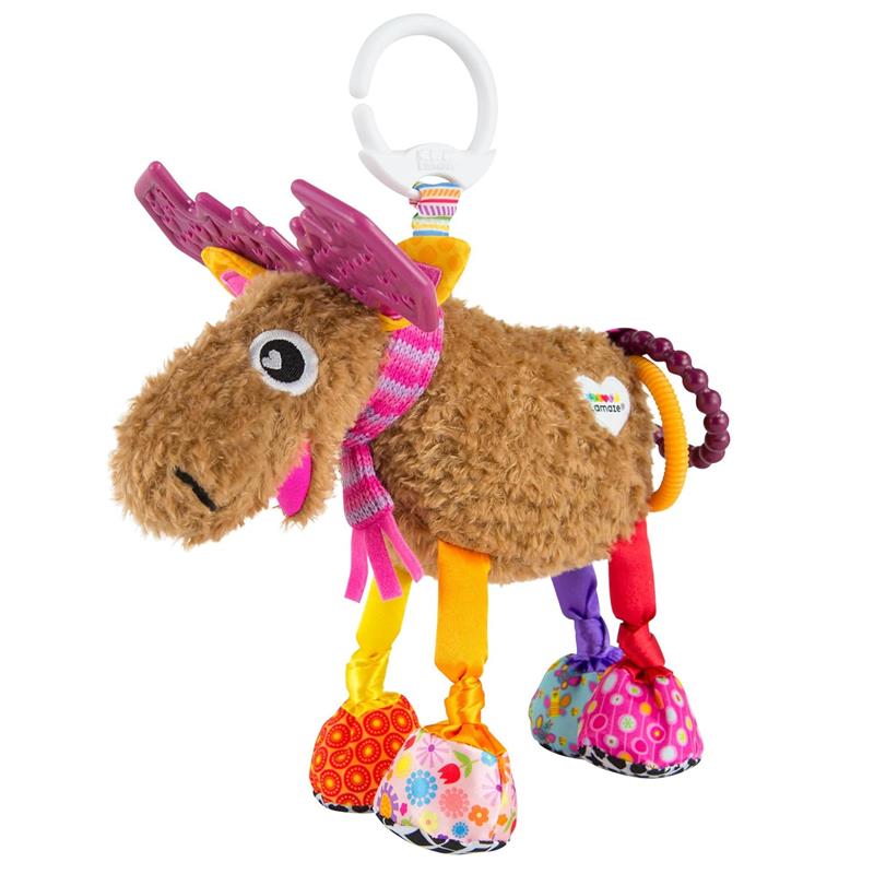 Lamaze - Clip On Car Seat and Stroller Toy, Muffin the Moose Image 4