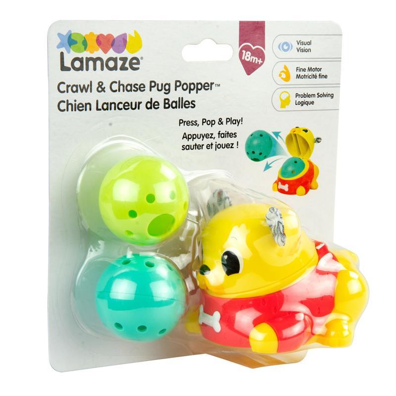 Lamaze - Crawl & Chase Pug Popper™ - Sensory Baby Toy Image 15