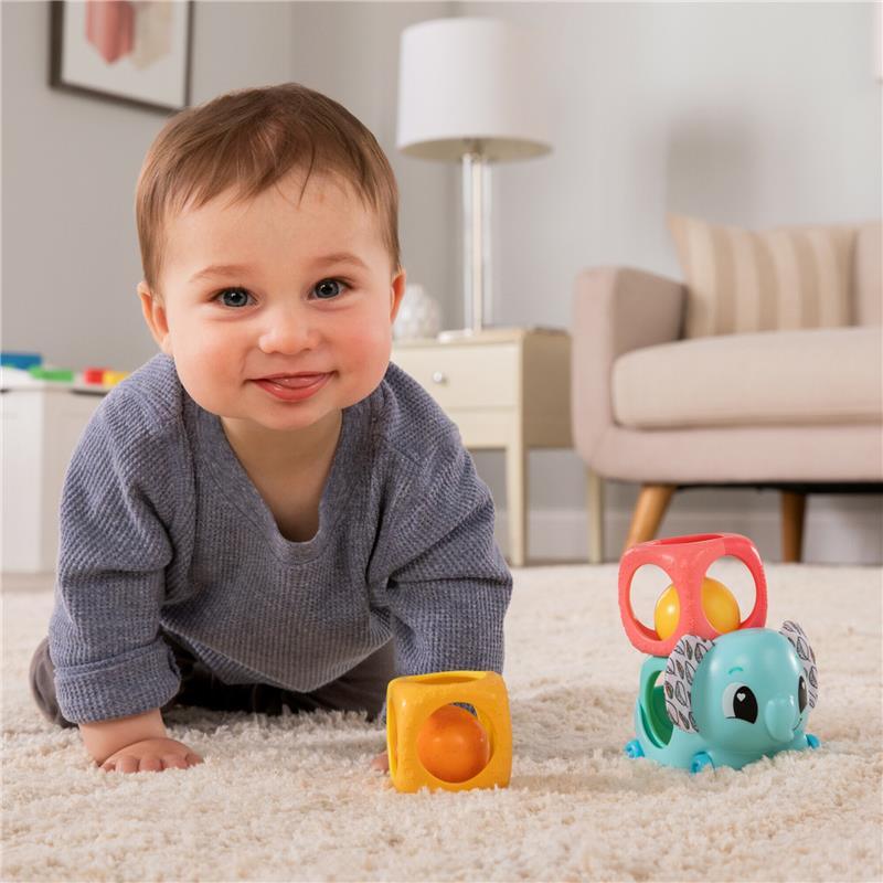 Lamaze - Stack, Rattle & Roll Block Set™ Developmental Baby Toy Image 3