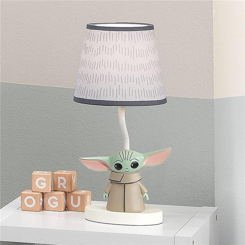 Lambs & Ivy - Lamp With Shade & Bulb, The Child Baby Yoda Image 4