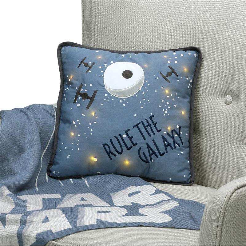 Lambs & Ivy - Light Up Pillow Galaxy, Stars Wars Millennium Falcon Image 4