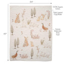 Lambs & Ivy 3Pk Bunny Hop Organic Cotton Bedding Set Image 3