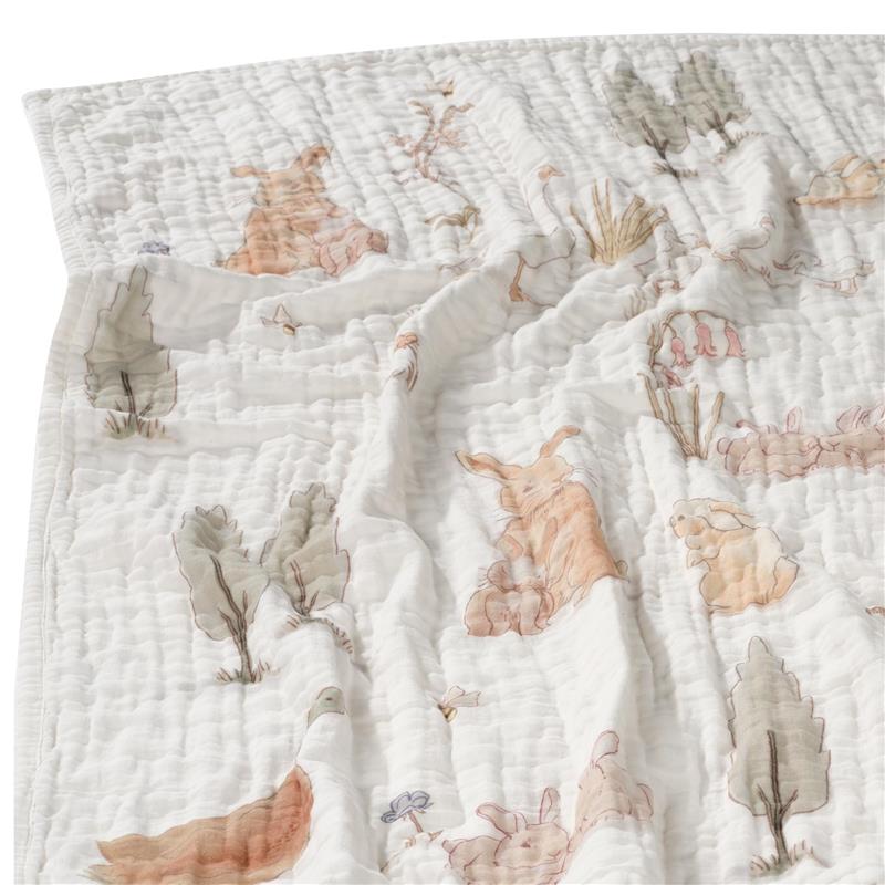 Lambs & Ivy 3Pk Bunny Hop Organic Cotton Bedding Set Image 4
