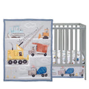 Lambs & Ivy - 3Pk Construction Zone Trucks Nursery Baby Crib Bedding Set Image 2
